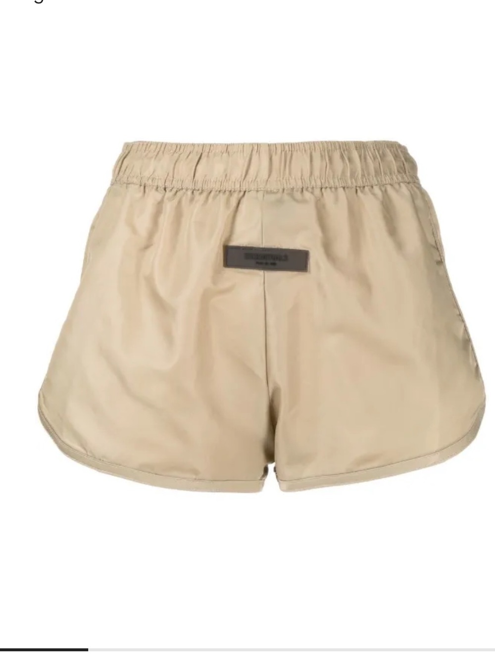 Fear of God Essentials Beige Logo-Notch Athletic Shorts